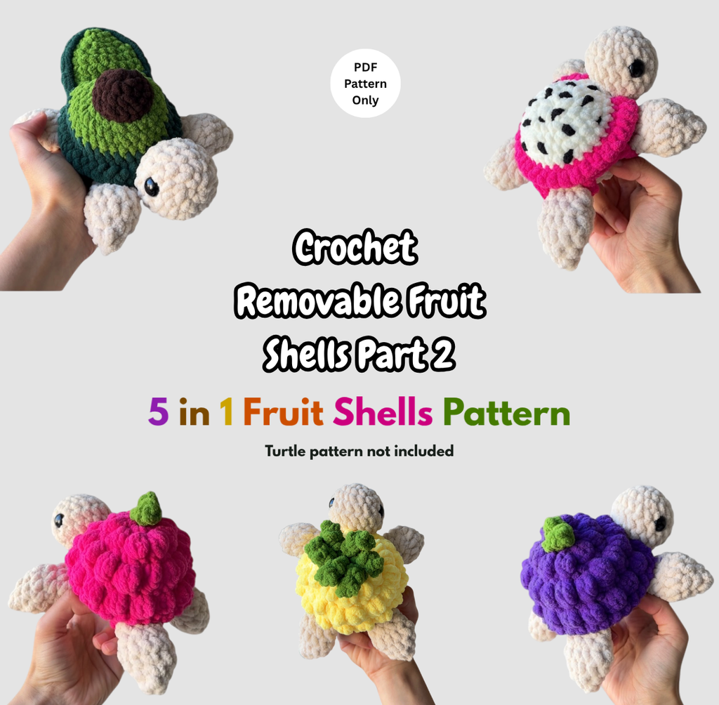 Fruit Turtle Removable Shells Part 2