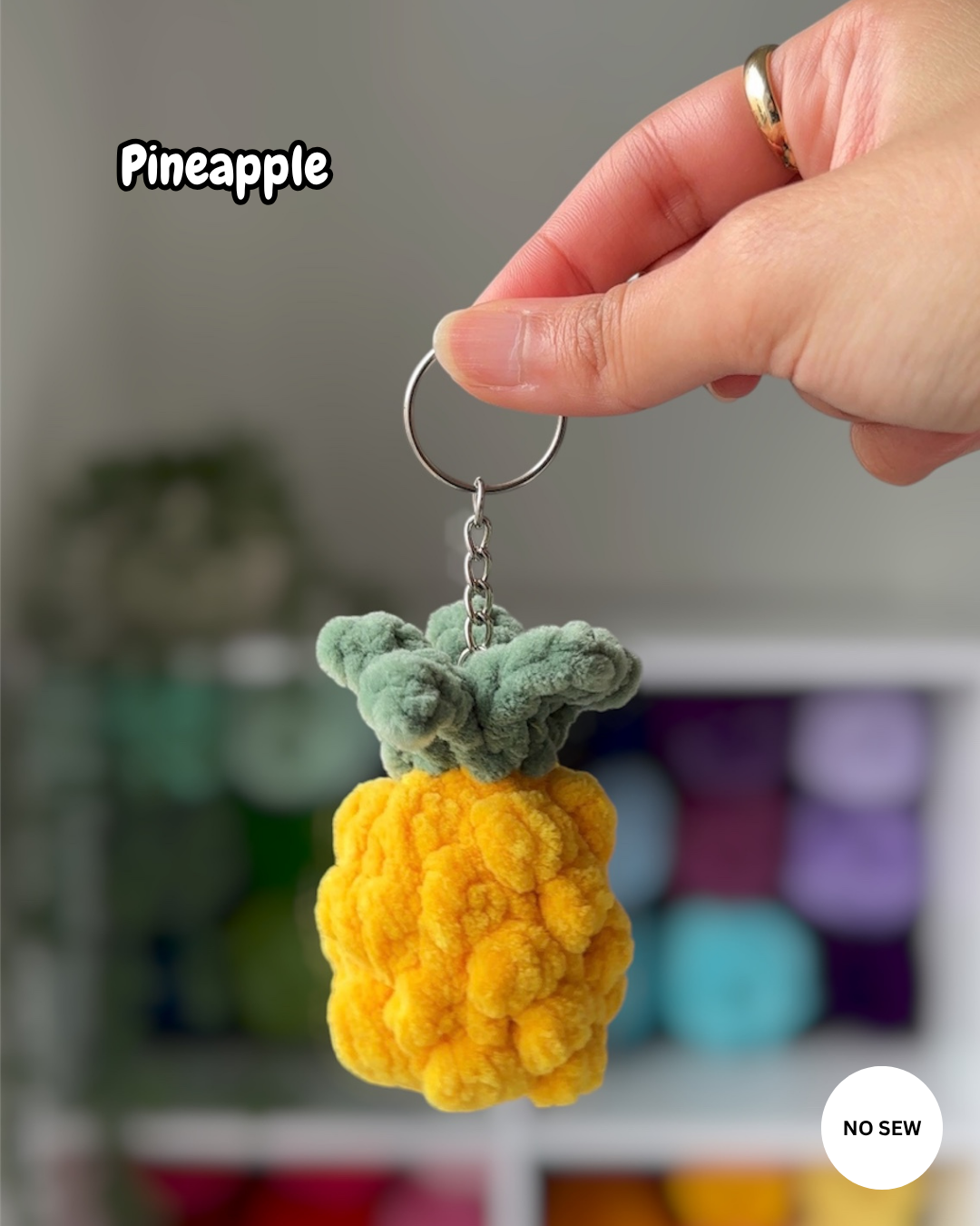 15-in-1 Fruit Keychains Bundle