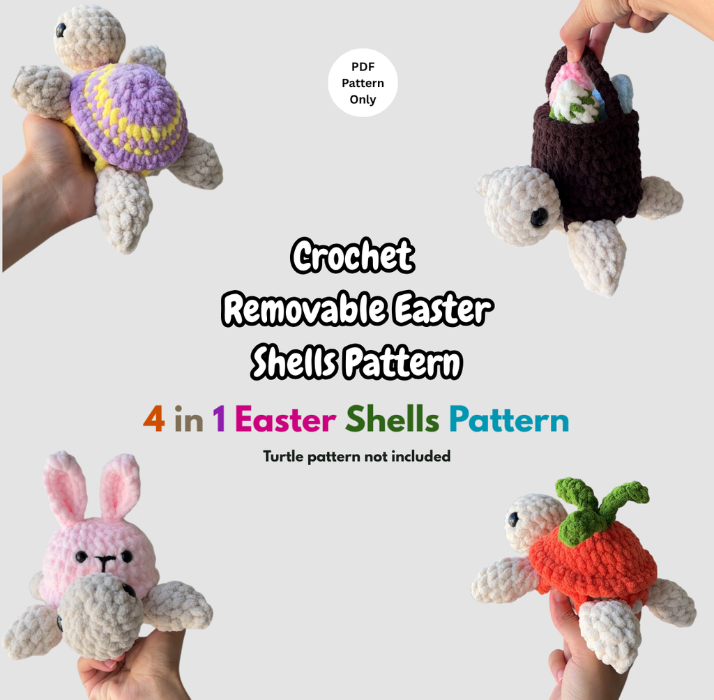 Easter Turtle Removable Shells