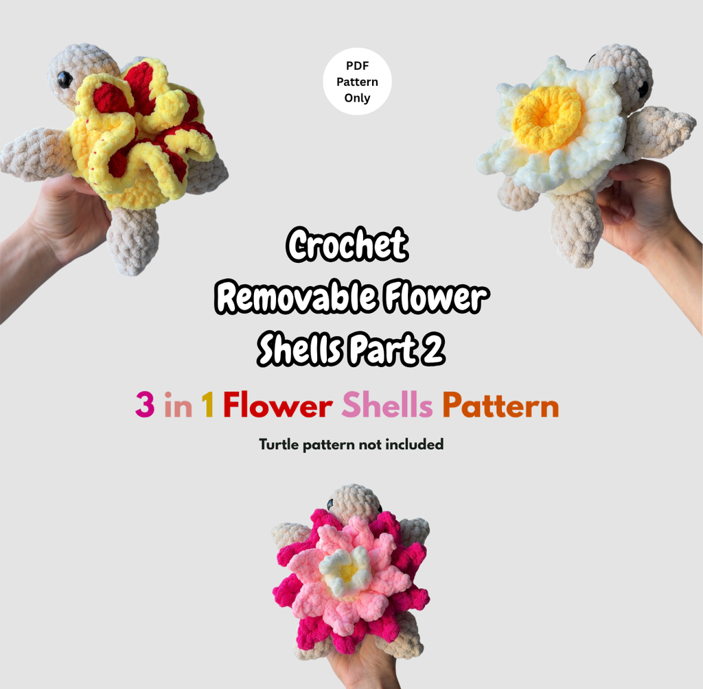 Flower Turtle Removable Shells Part 2