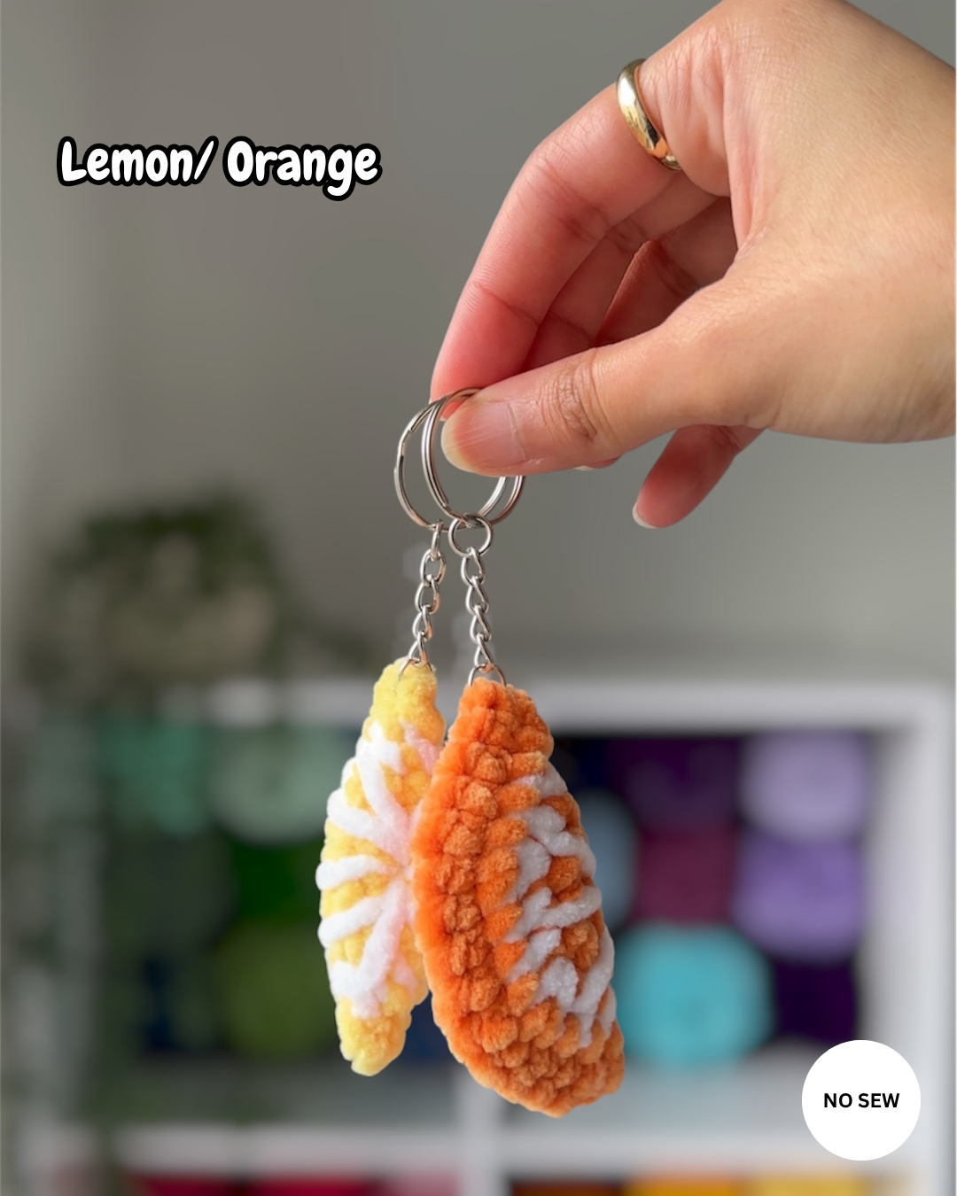 15-in-1 Fruit Keychains Bundle