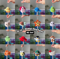 16-in-1 Animal Keychains Bundle