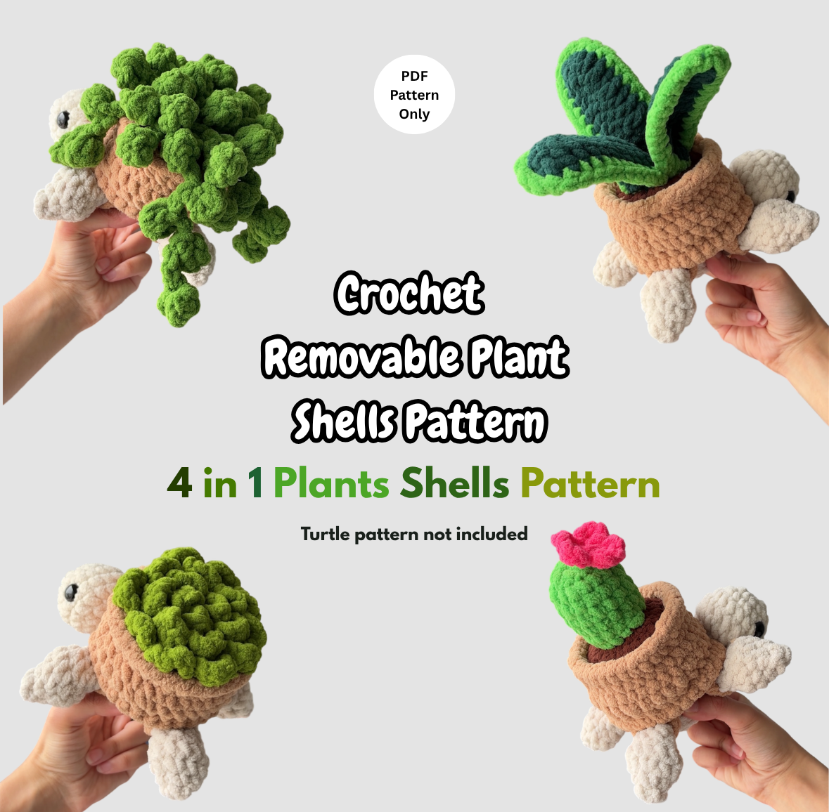 Plant Turtle Removable Shells Part 3