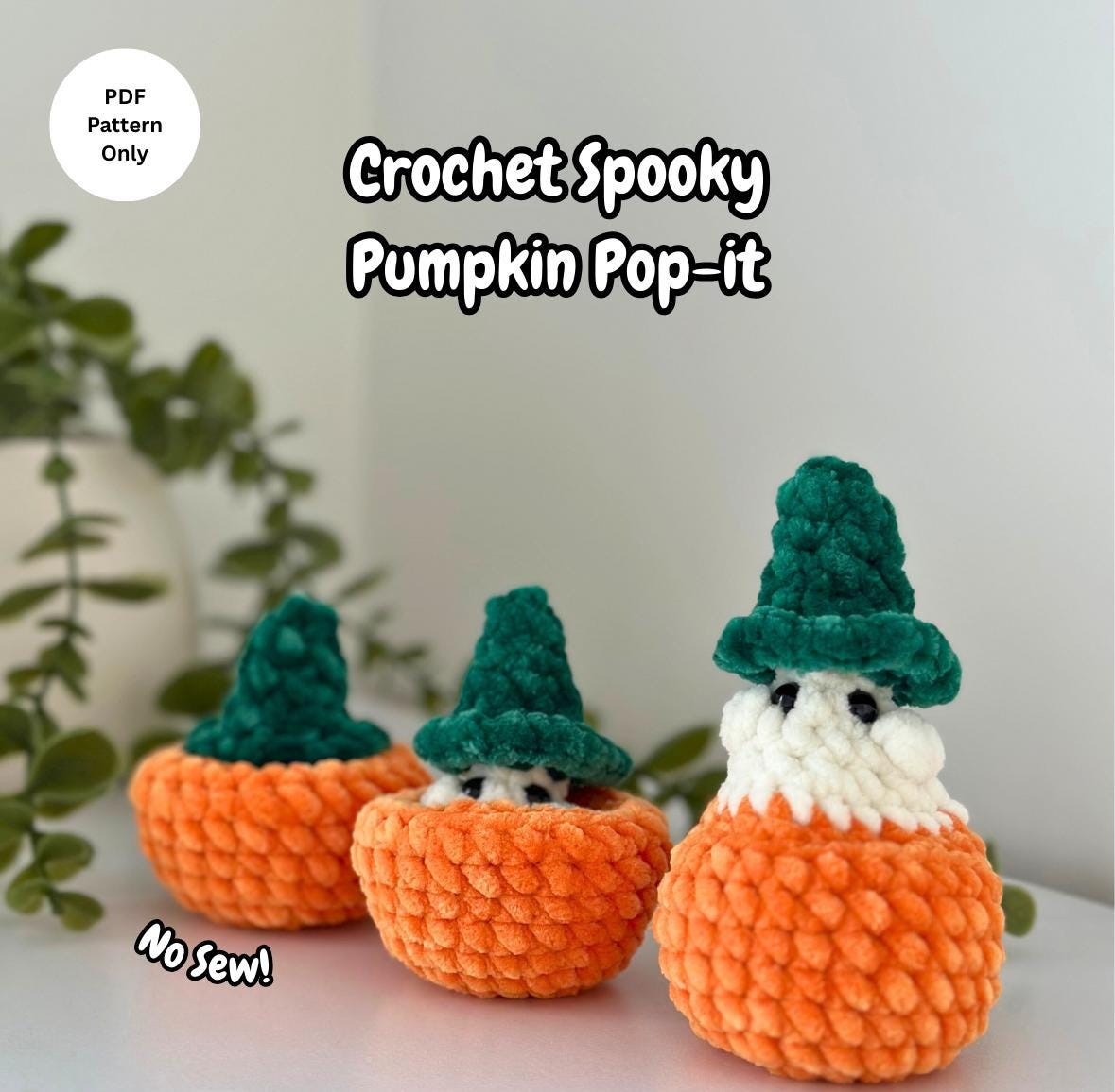 Pumpkin Ghost Pop-it